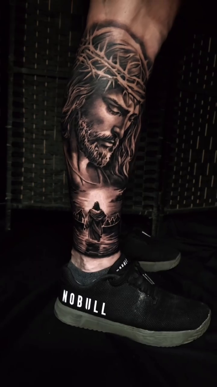 Tattoo by @tattoosbymikebrownlee — realism, black_and_grey