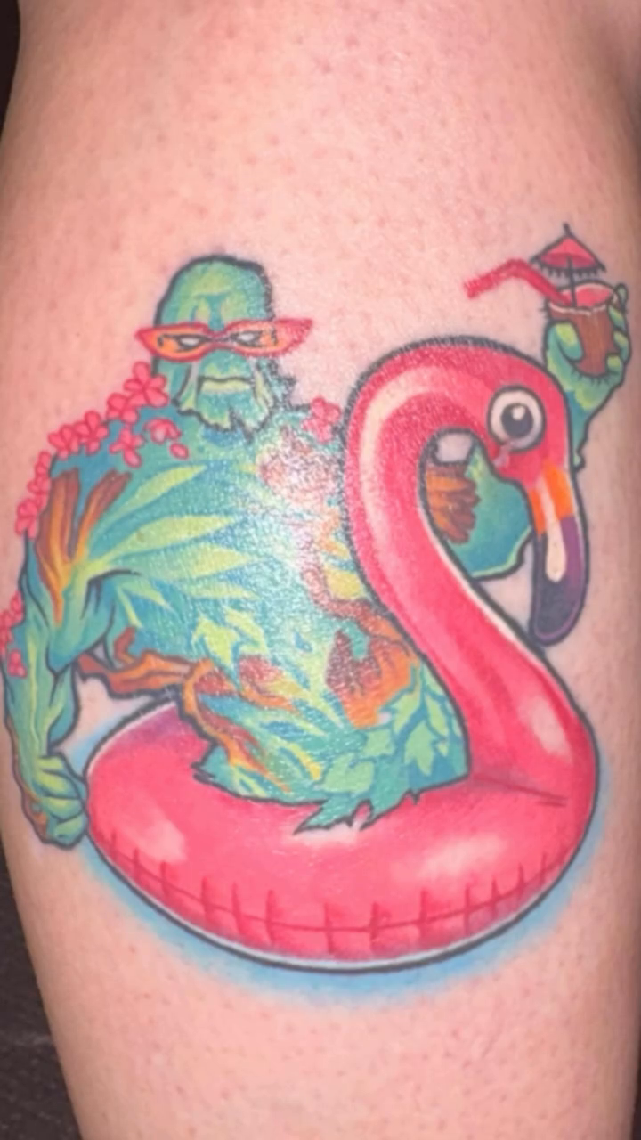 Tattoo by @tyyger.style — illustrative, new_school
