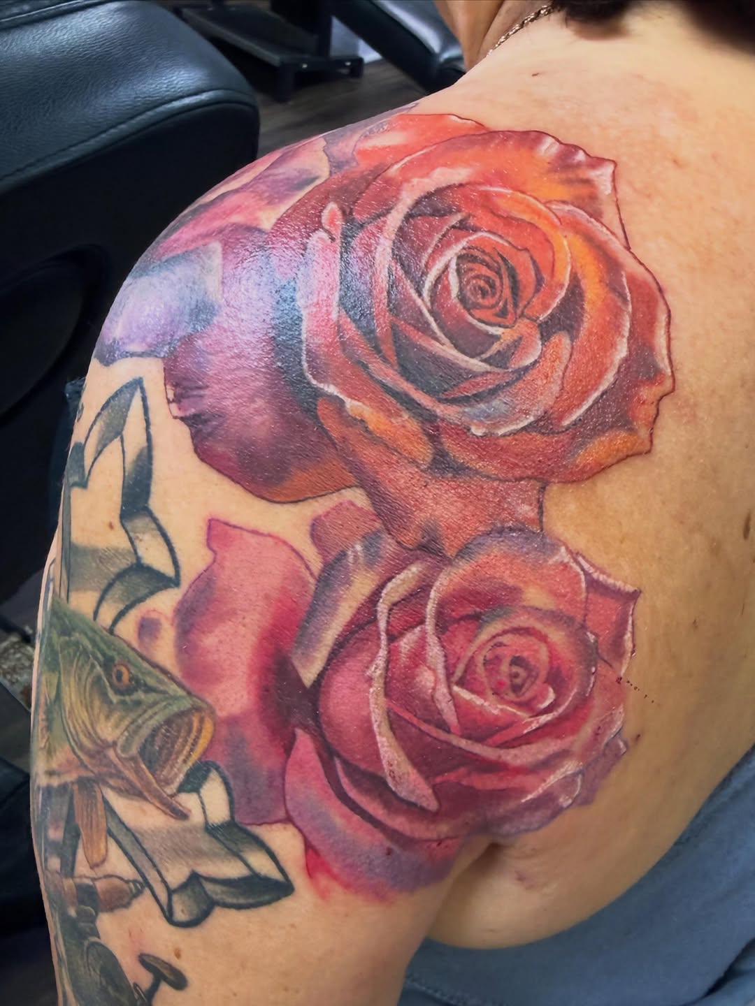 Tattoo by @candybrainink — realism, color