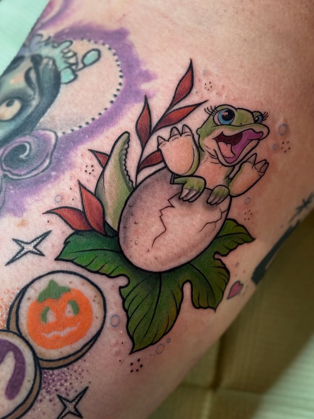 Tattoo by @lilymyriatattoos — illustrative, new_school