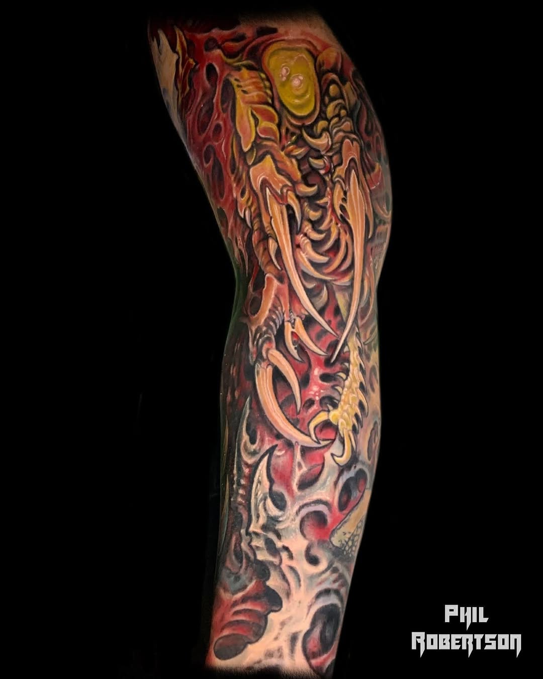 Tattoo by @philrobertsontattoos — dark_realism