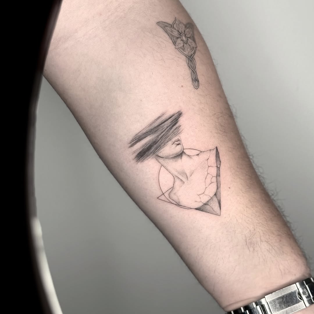 Tattoo by @wildhoneyartistry — illustrative, fine_line