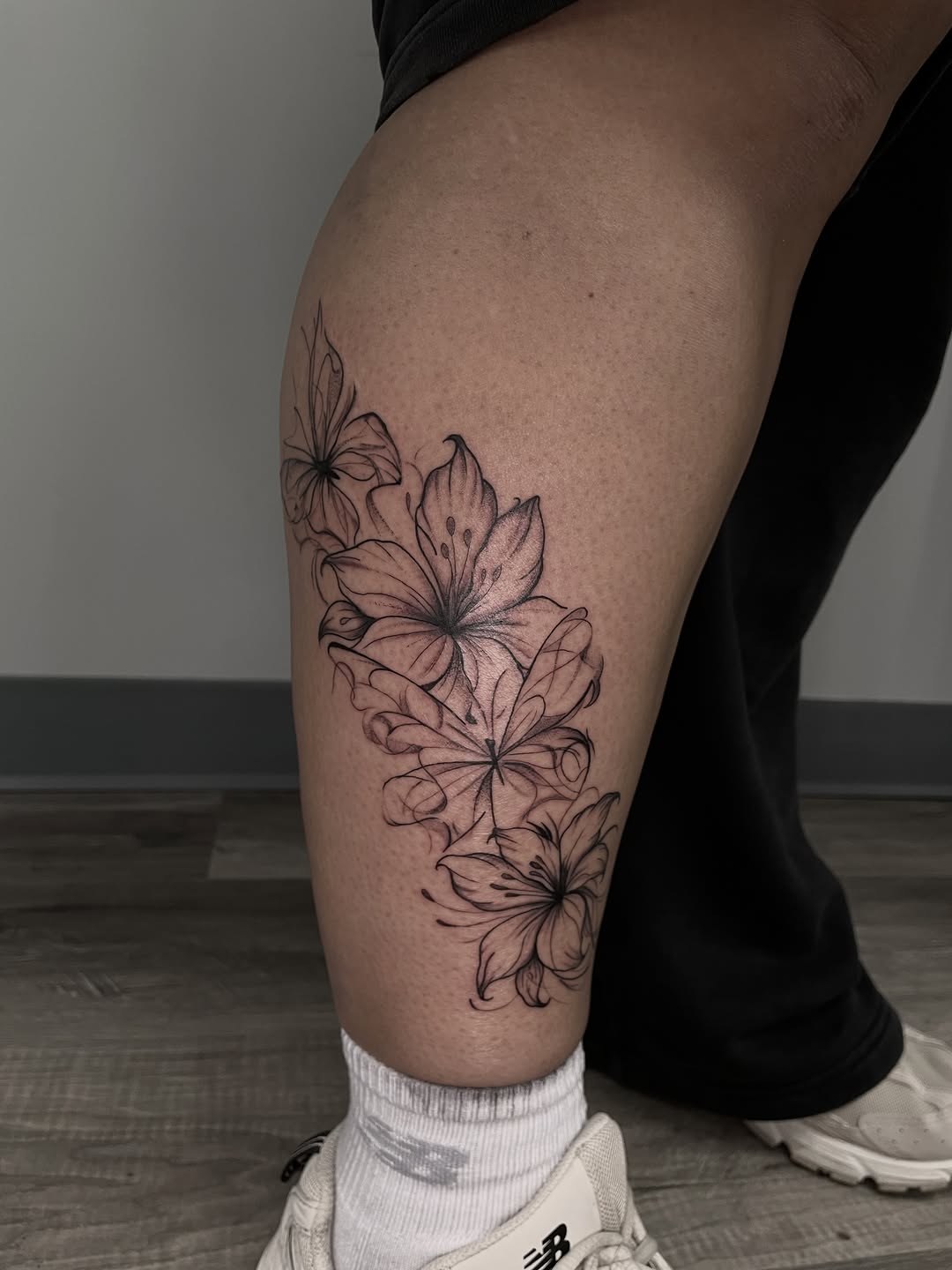 Tattoo by @inkedbysam — fine_line, black_and_grey
