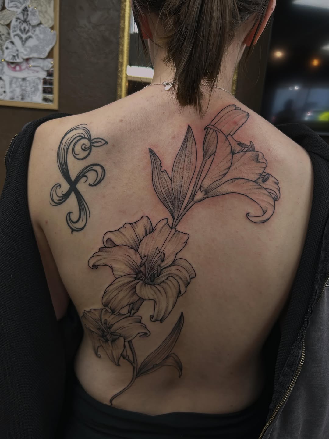 Tattoo by @backhandedculture — fine_line, black_and_grey