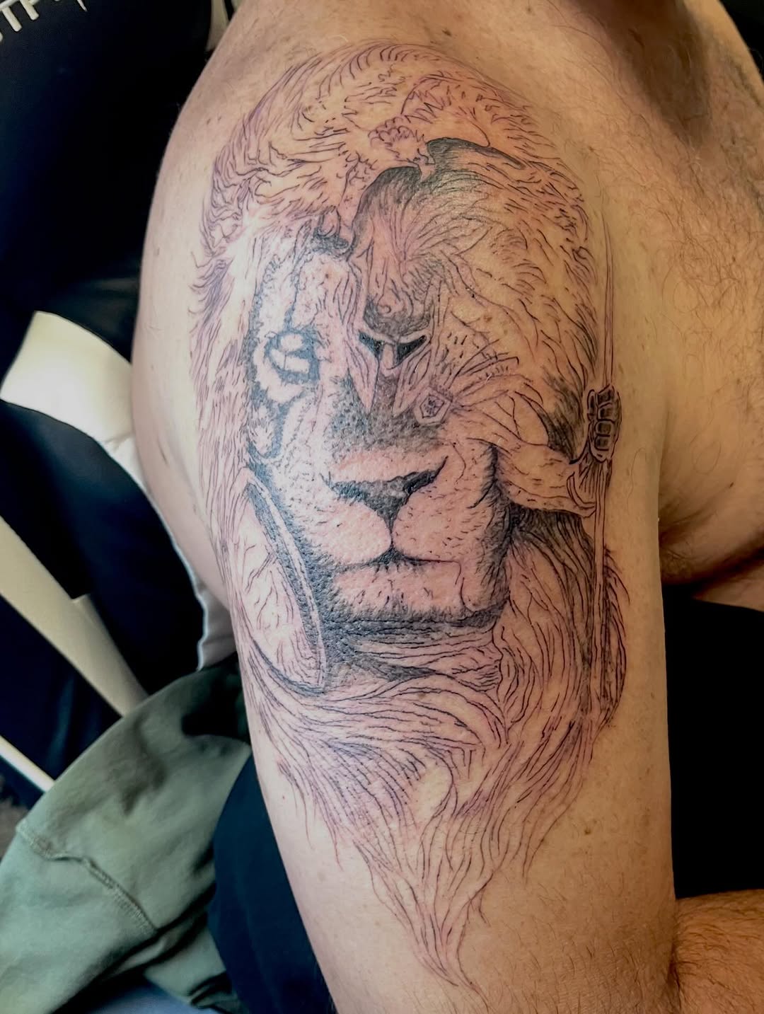 Tattoo by @tinytattootreasures — realism, black_and_grey