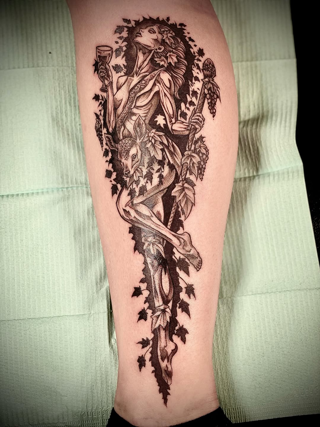 Tattoo by @chriskleeartist — dark_realism