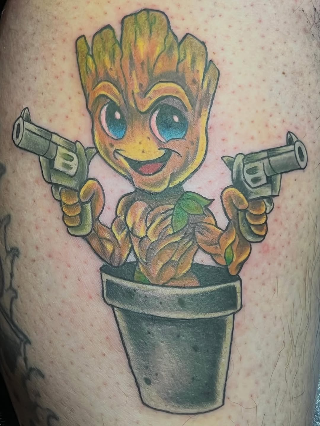 Tattoo by @bushwicktattoo — new_school, anime