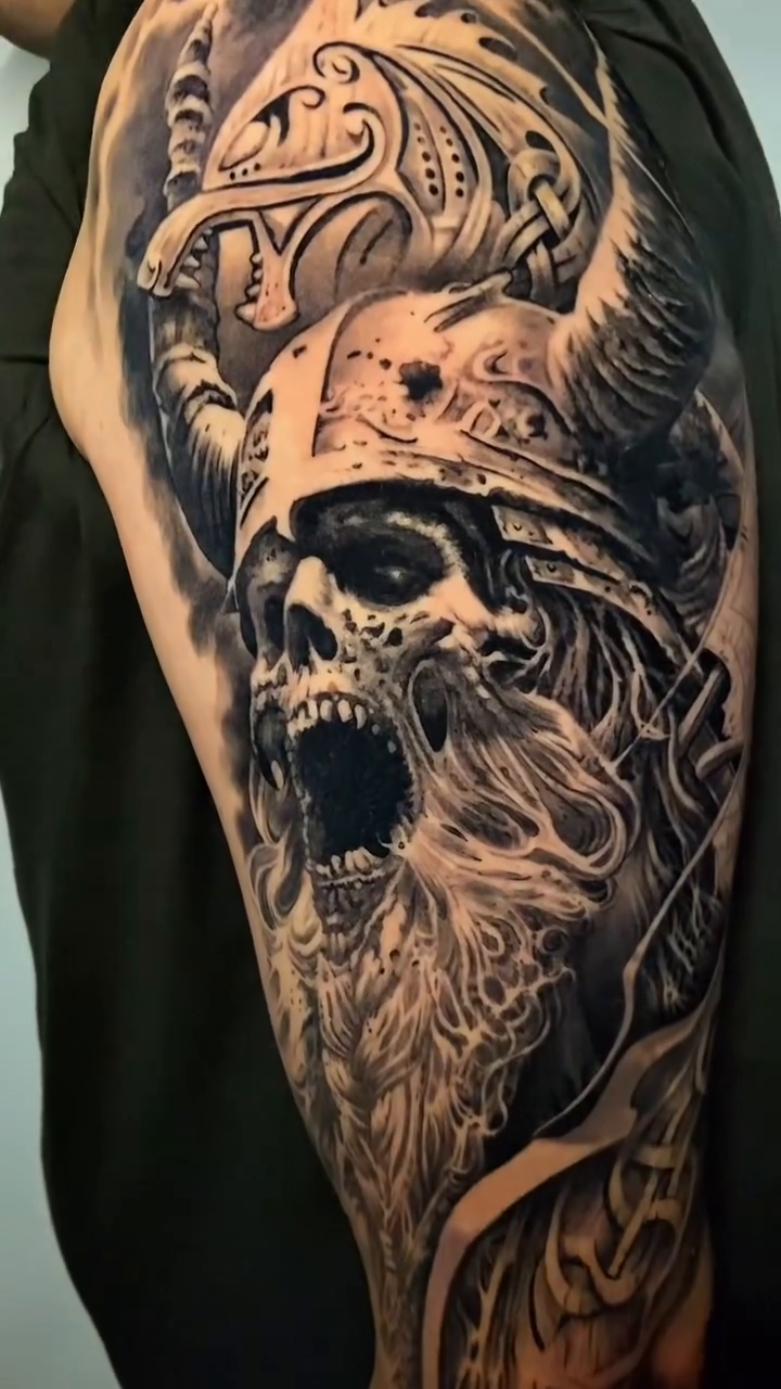 Tattoo by @davenazgul — dark_realism, black_and_grey