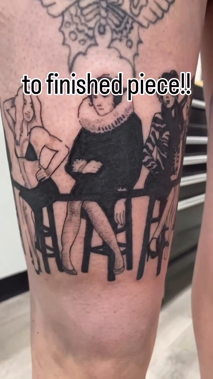 Tattoo by @mascharitattoo — blackwork