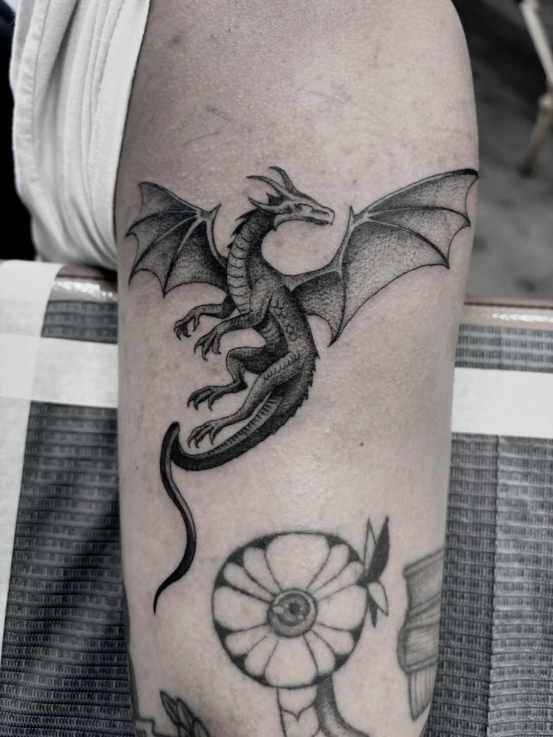 Tattoo by @zoedtattoos โ black_and_grey, realism