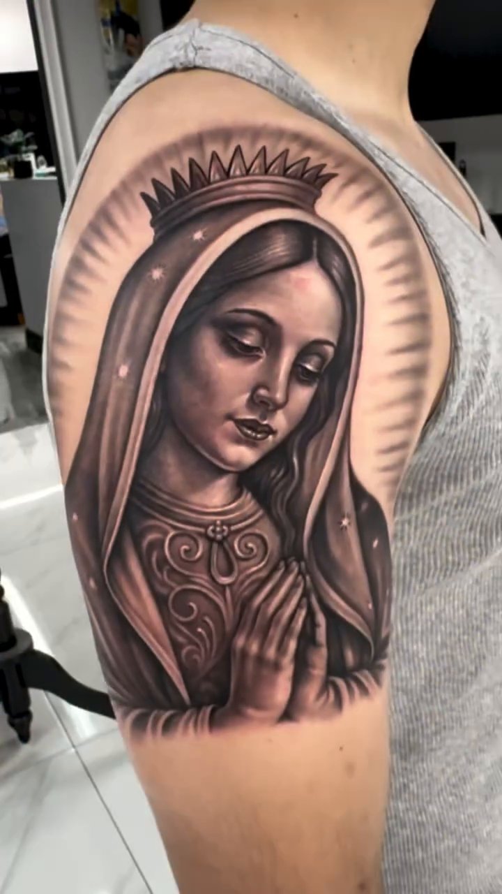 Tattoo by @rtk_tats — realism, black_and_grey