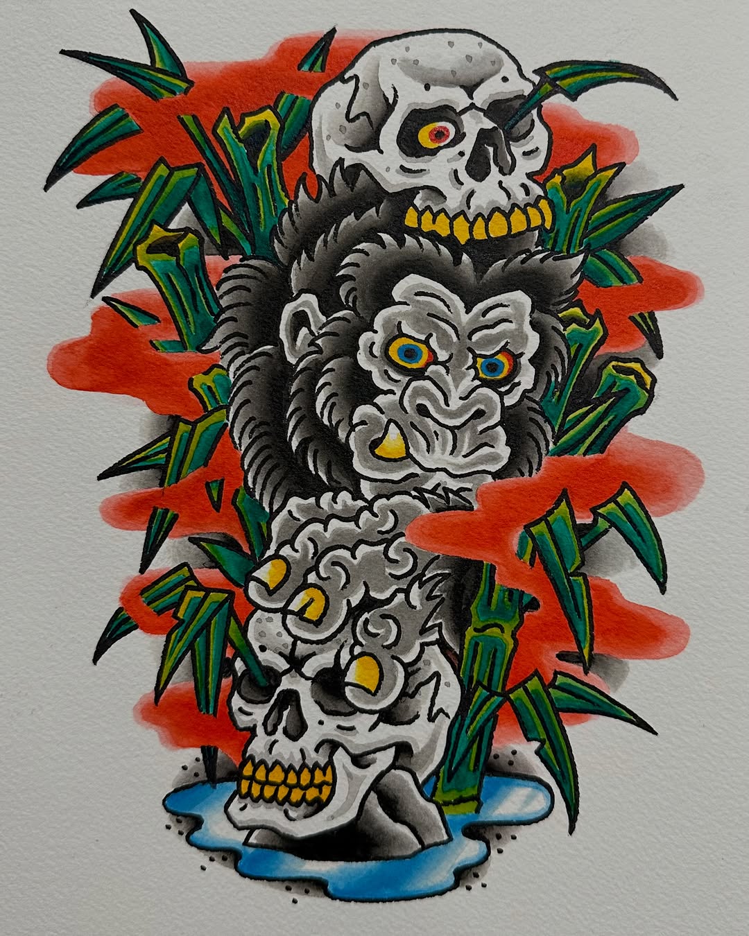 Tattoo by @today.jr — neo_traditional, black_and_grey