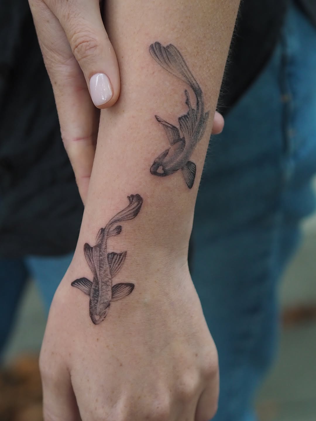 Tattoo by @pakhanova — black_and_grey, realism