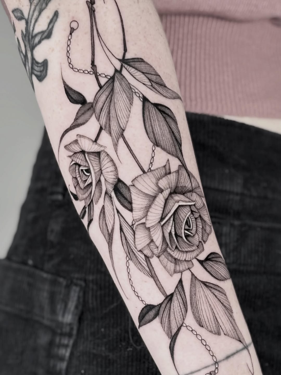 Tattoo by @brittnaami β illustrative, black_and_grey