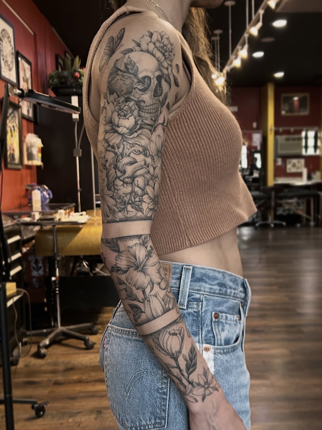 Tattoo by @takomanink — black_and_grey, realism