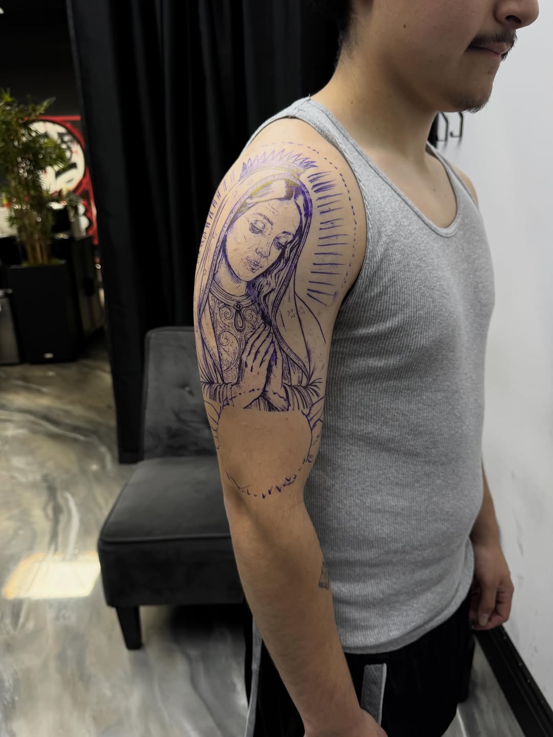 Tattoo by @rtk_tats — chicano, black_and_grey