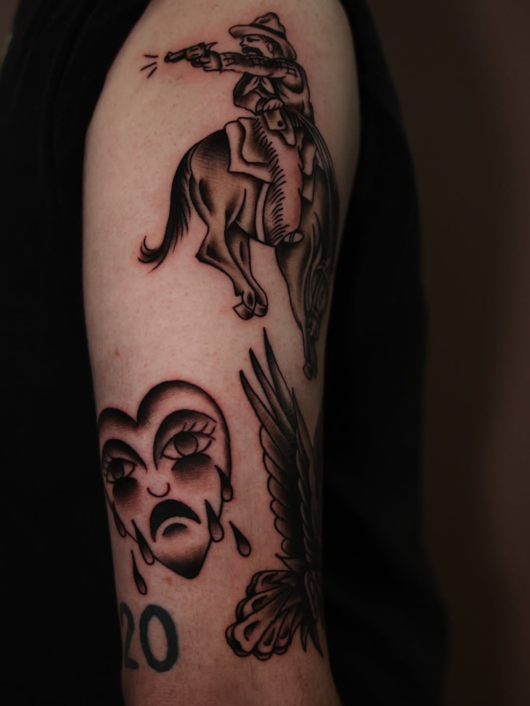 Tattoo by @high.hurdle.tattoo — american_traditional, black_and_grey