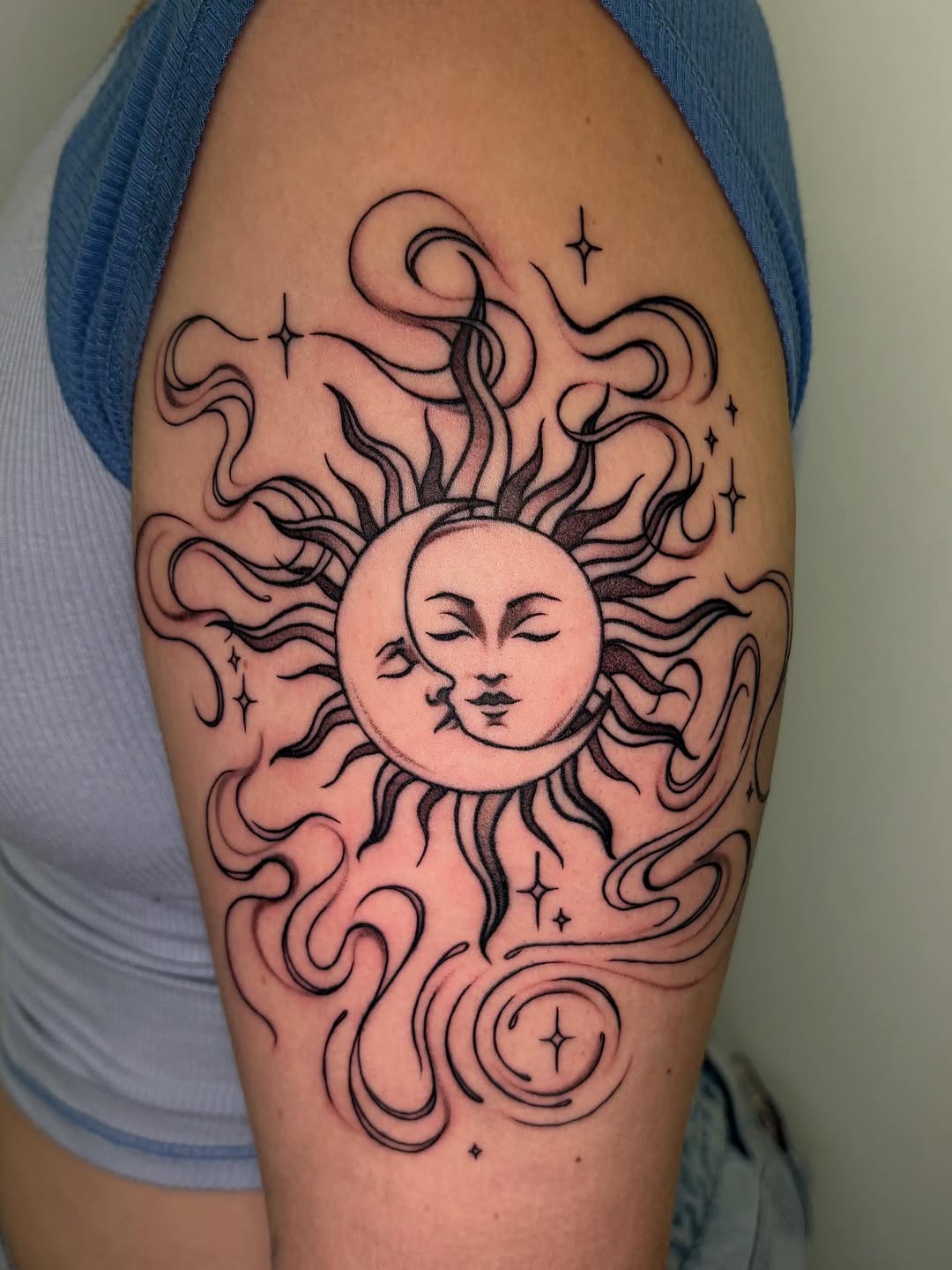 Tattoo by @jaeyuutattoo — black_and_grey