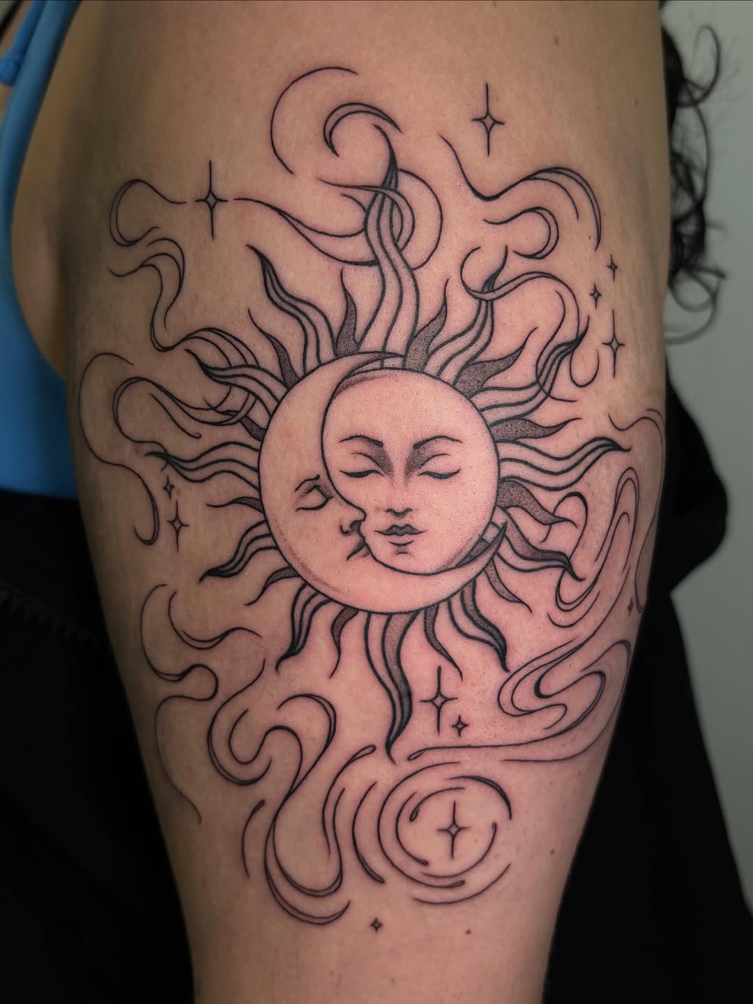 Tattoo by @jaeyuutattoo — black_and_grey