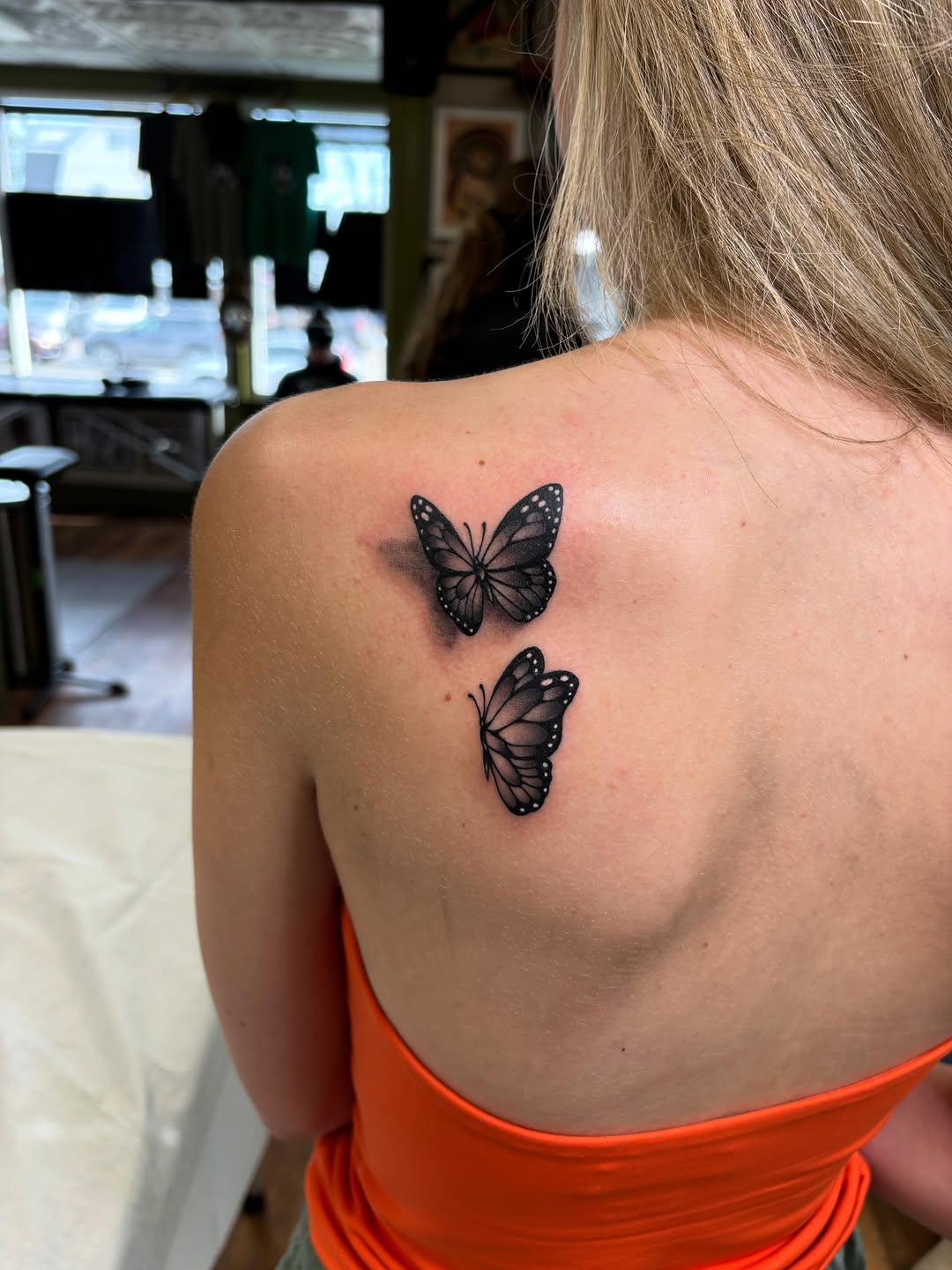Tattoo by @mikedicheeko — fine_line, black_and_grey