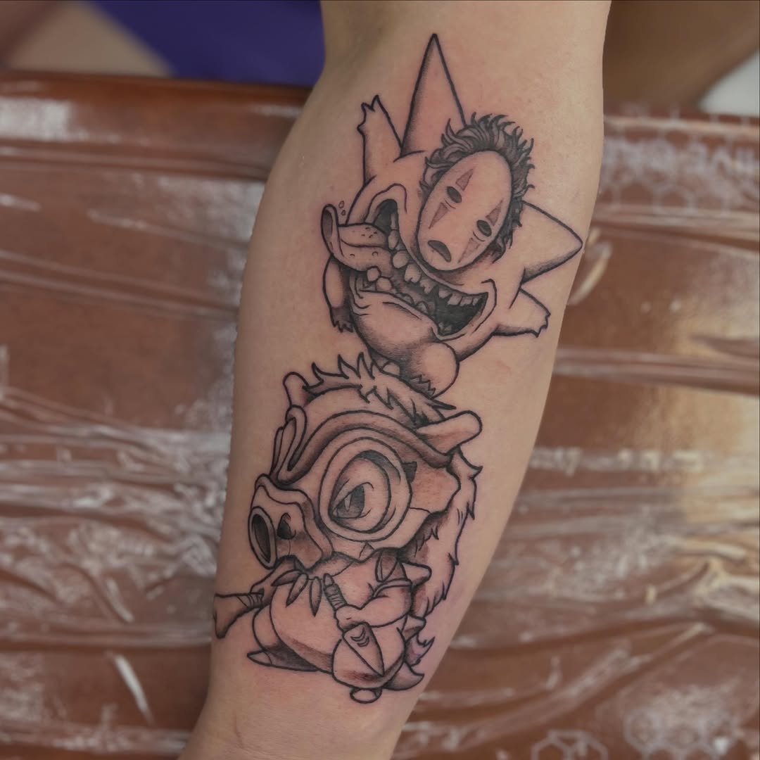 Tattoo by @aaw_tattoos — anime