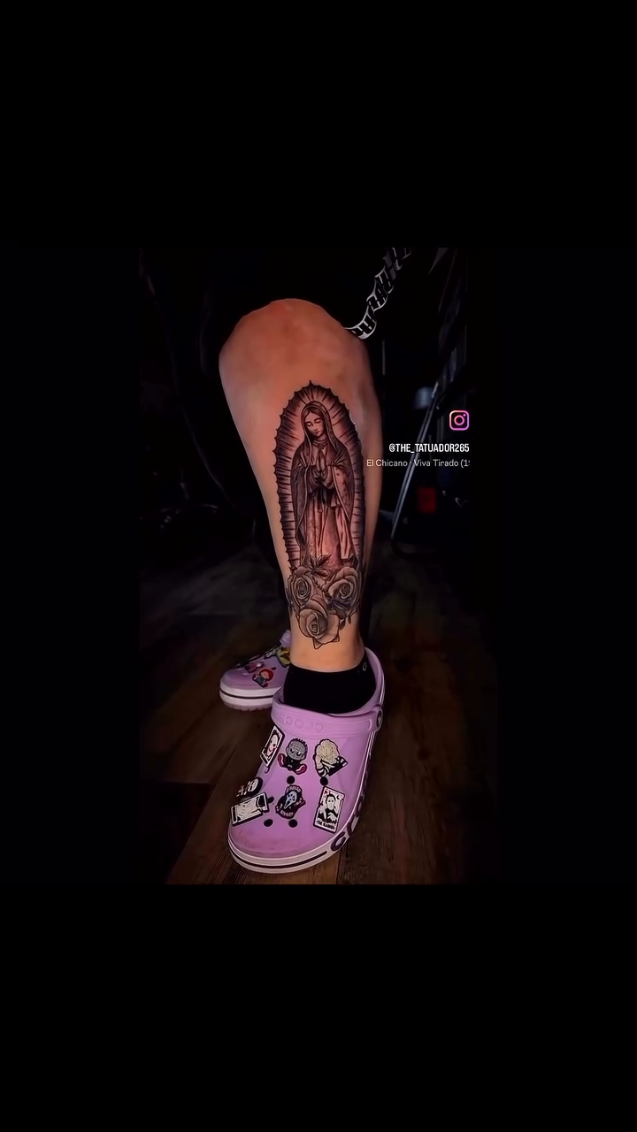 Tattoo by @the_tatuador265 — chicano, black_and_grey