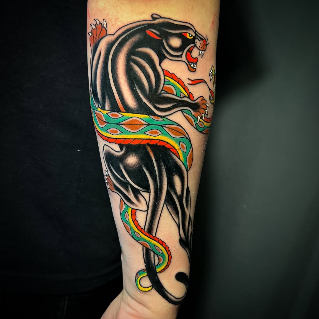 Tattoo by @mamunter — american_traditional, illustrative