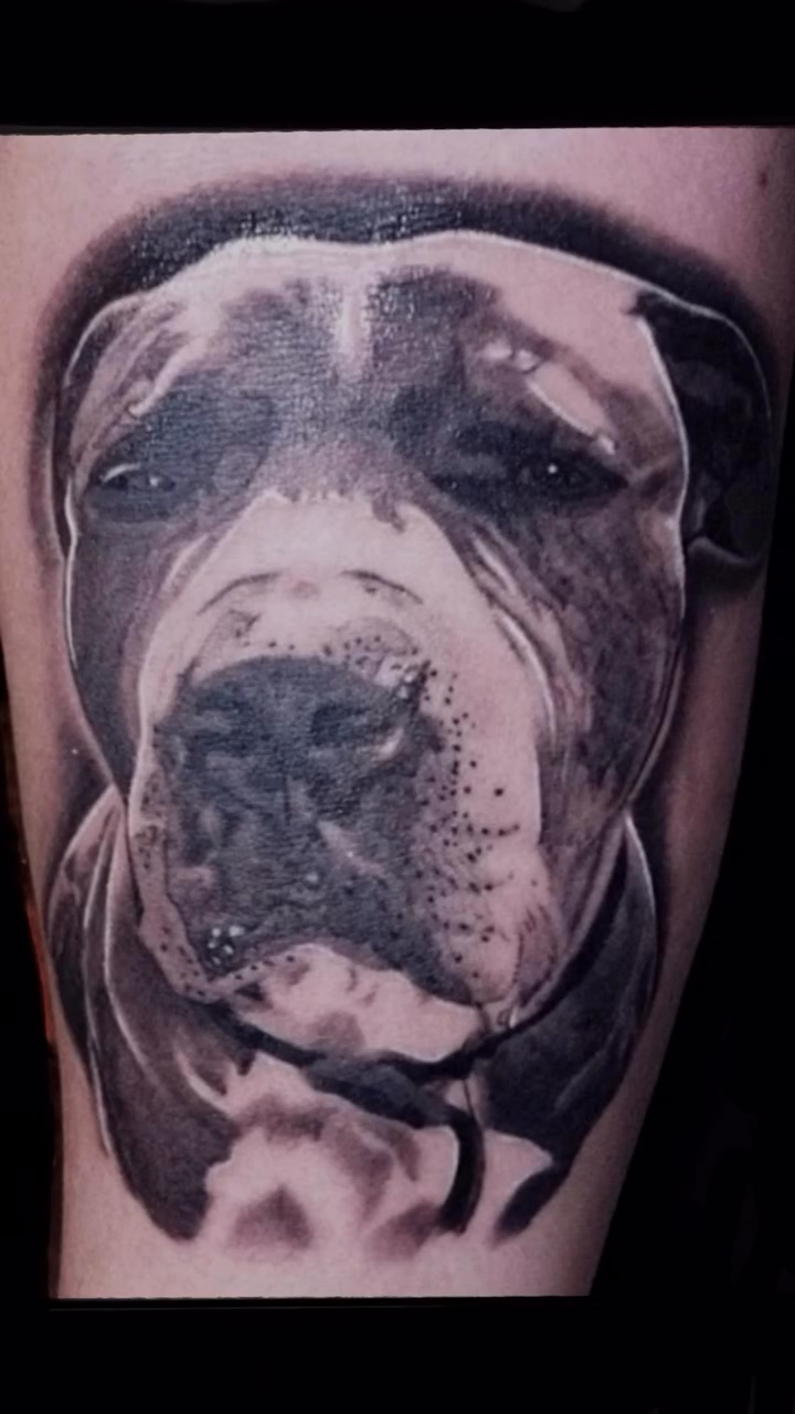 Tattoo by @og_blanco_8 — realism, black_and_grey