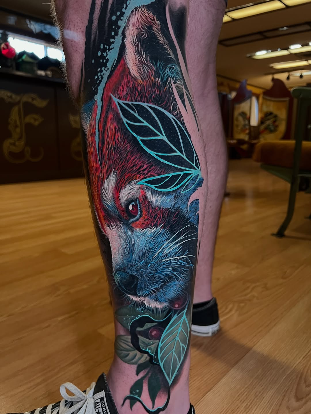 Tattoo by @aaronmckinneytattoo — realism, black_and_grey