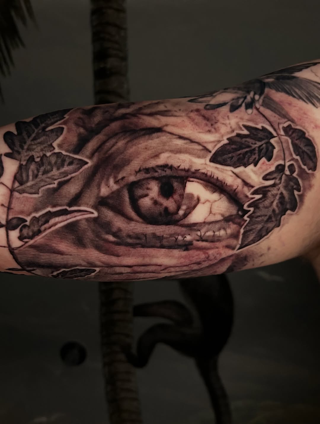 Tattoo by @jakeomen — realism, black_and_grey