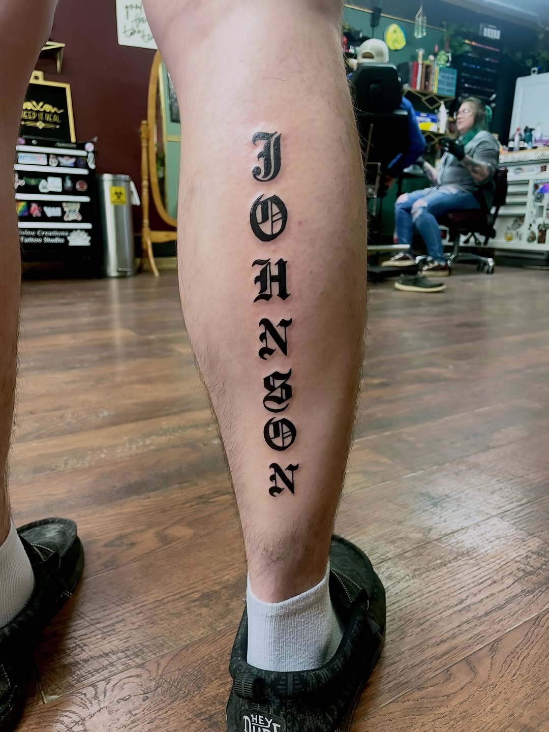 Tattoo by @buttontattoos — lettering_script