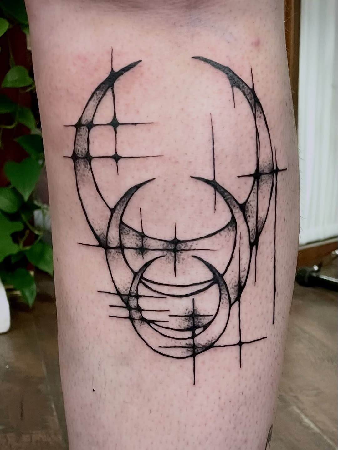 Tattoo by @buttontattoos — geometric, blackwork
