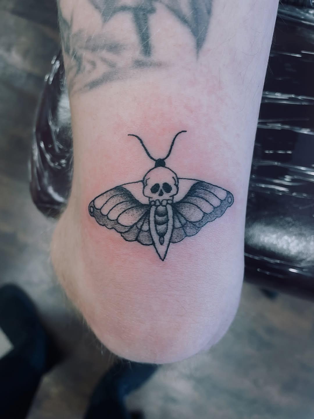 Tattoo by @buttontattoos — american_traditional, black_and_grey