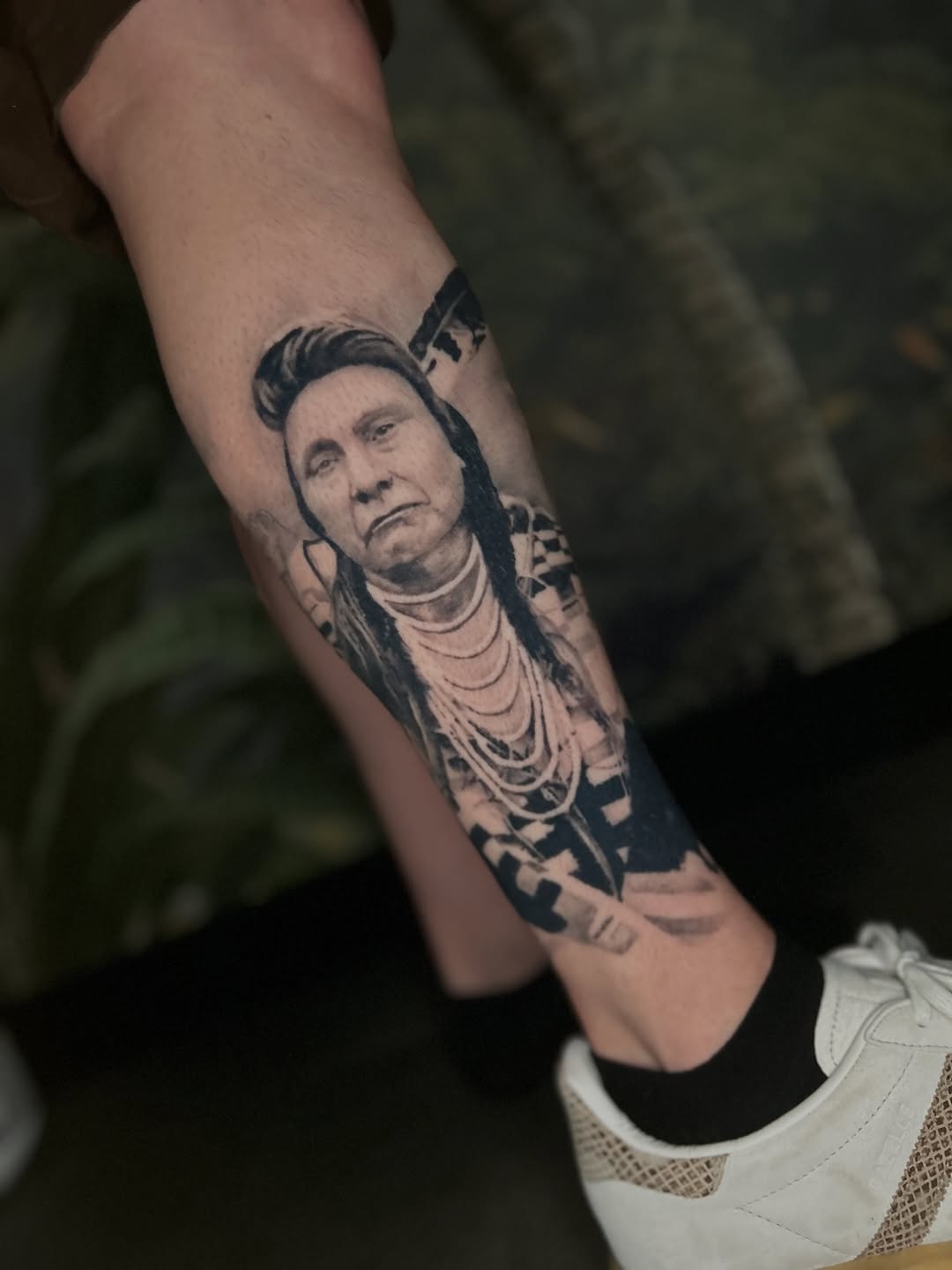 Tattoo by @jakeomen — realism, black_and_grey