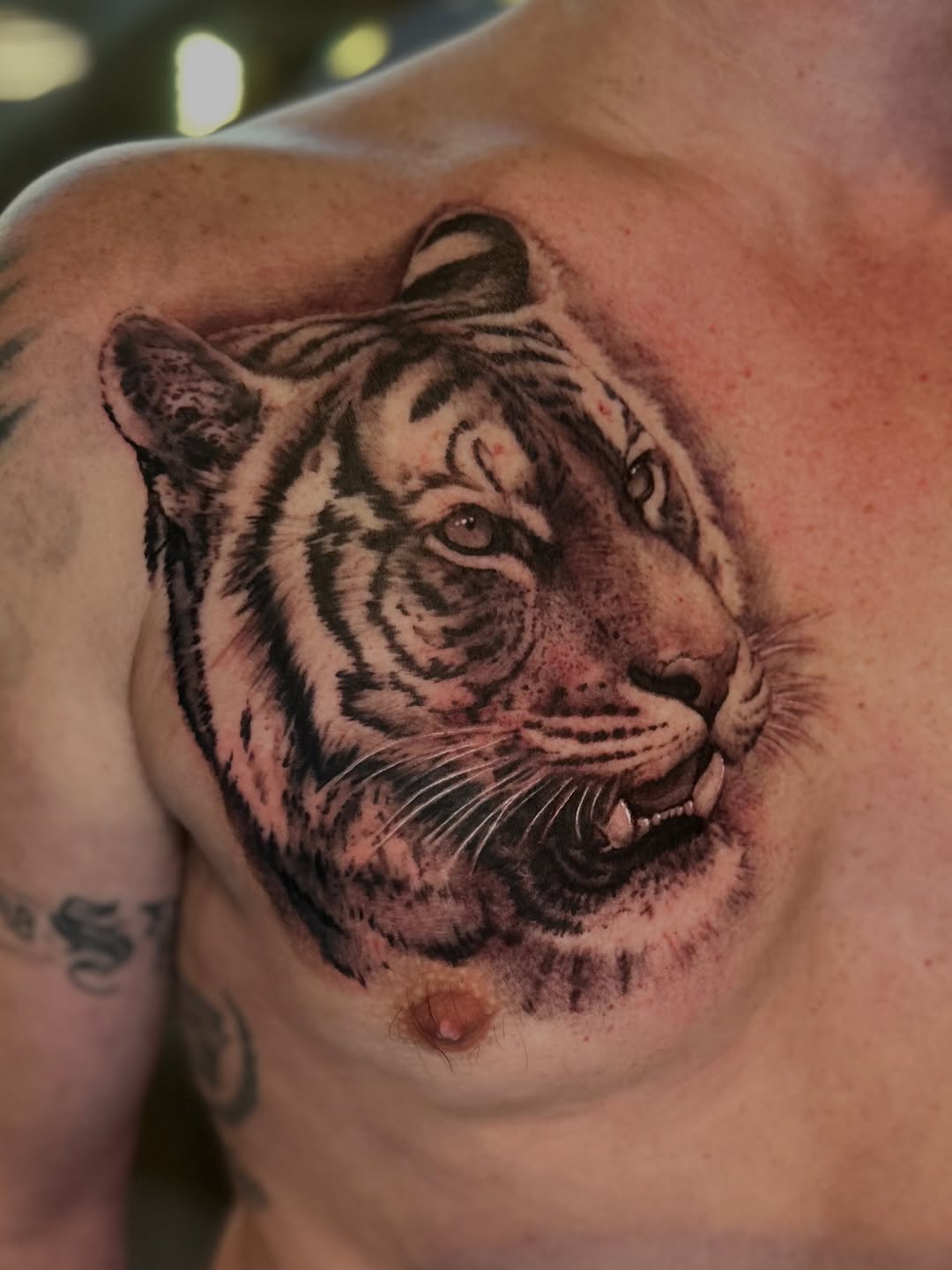 Tattoo by @jakeomen — realism, black_and_grey