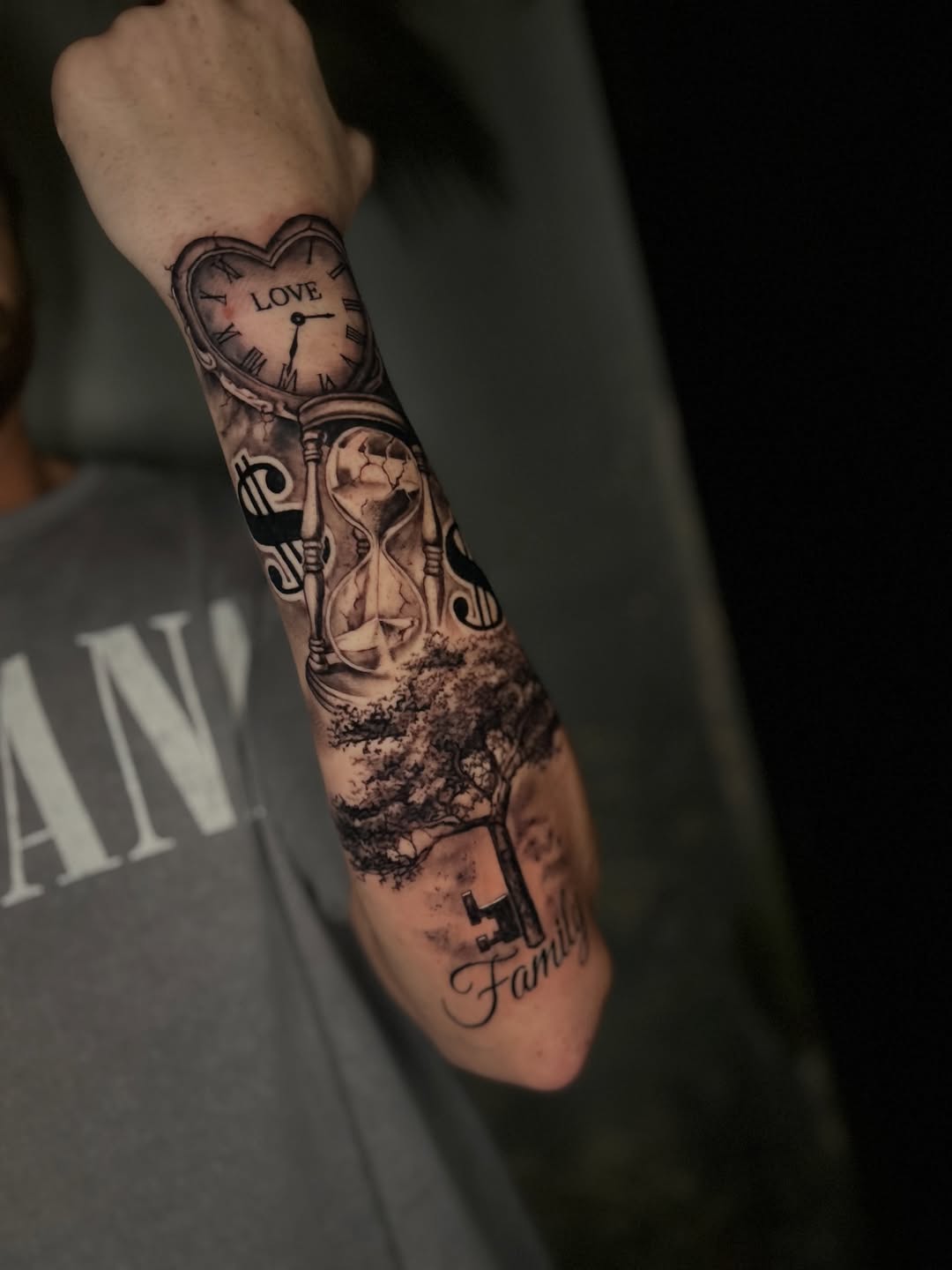 Tattoo by @jakeomen — black_and_grey, realism