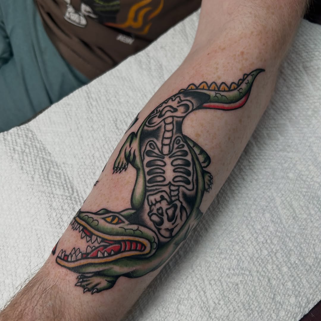 Tattoo by @dylanjamestattooer — american_traditional, illustrative
