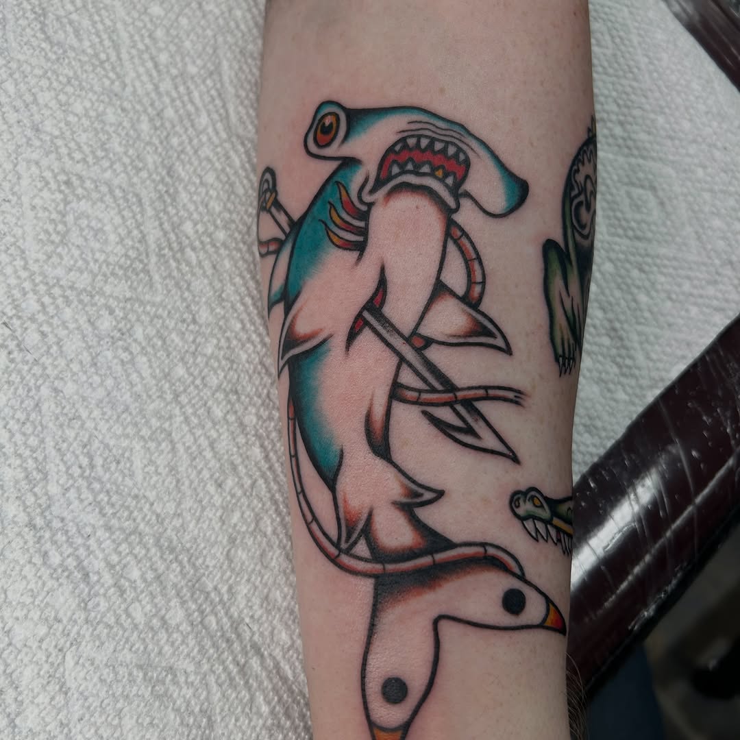Tattoo by @dylanjamestattooer — american_traditional, illustrative