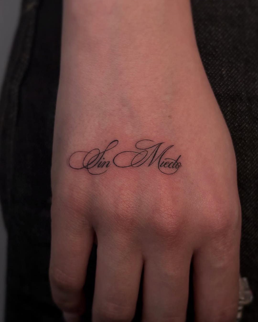 Tattoo by @tattedbygnyc โ lettering_script, fine_line