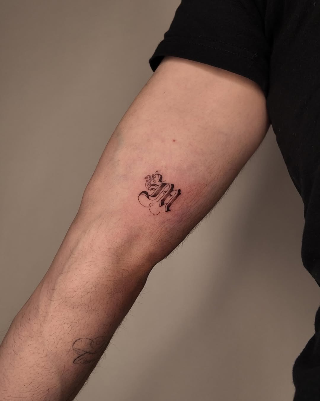 Tattoo by @tattedbygnyc โ lettering_script, fine_line