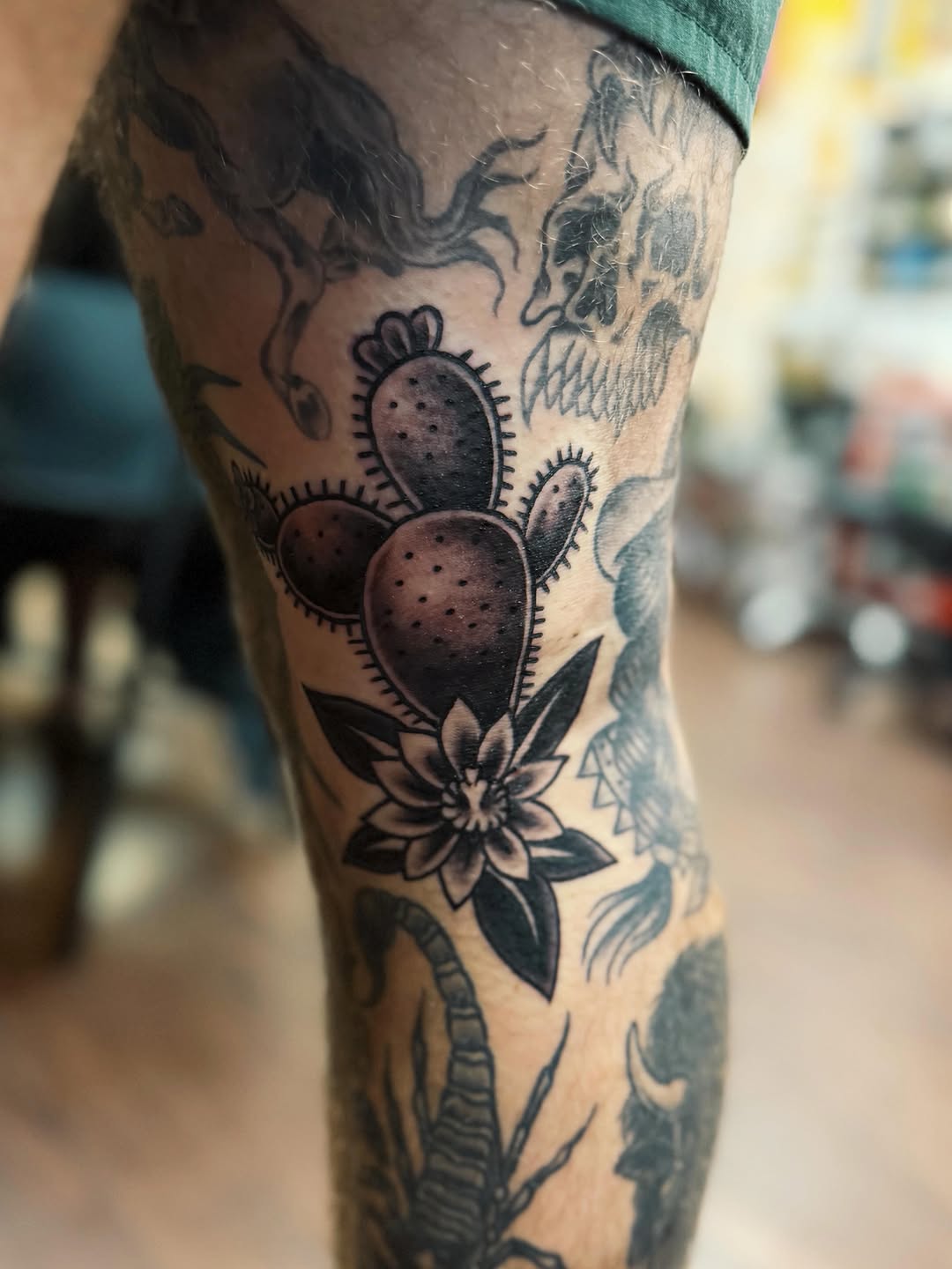 Tattoo by @amandahowtattoo — black_and_grey