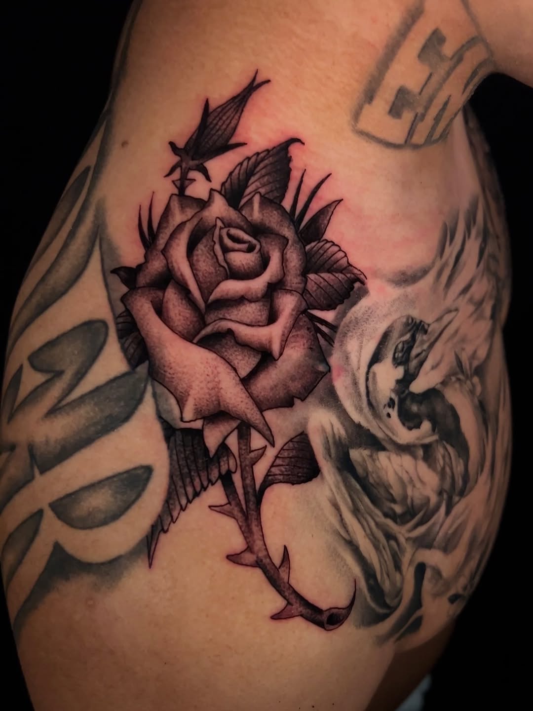 Tattoo by @snakesanddaggers โ black_and_grey, realism