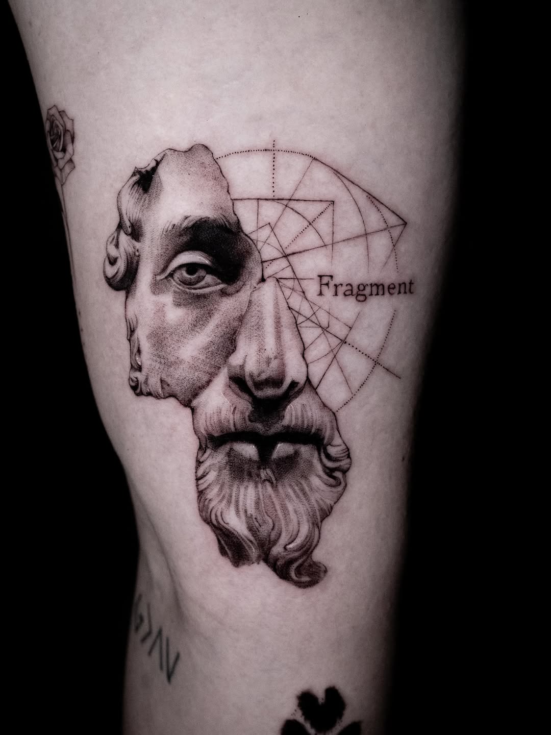 Tattoo by @zk.ink — black_and_grey, realism
