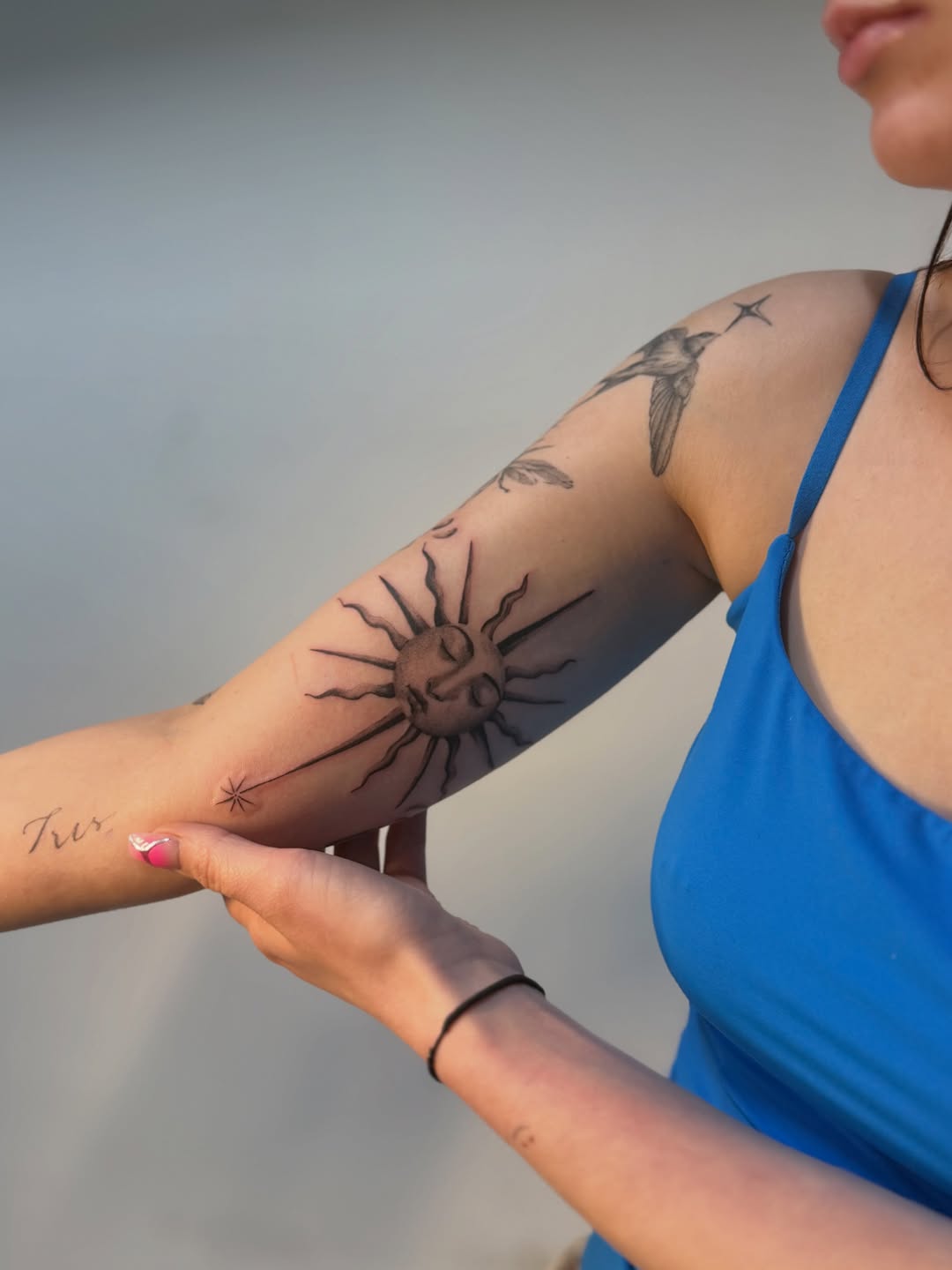 Tattoo by @mugshot.ink — illustrative, black_and_grey