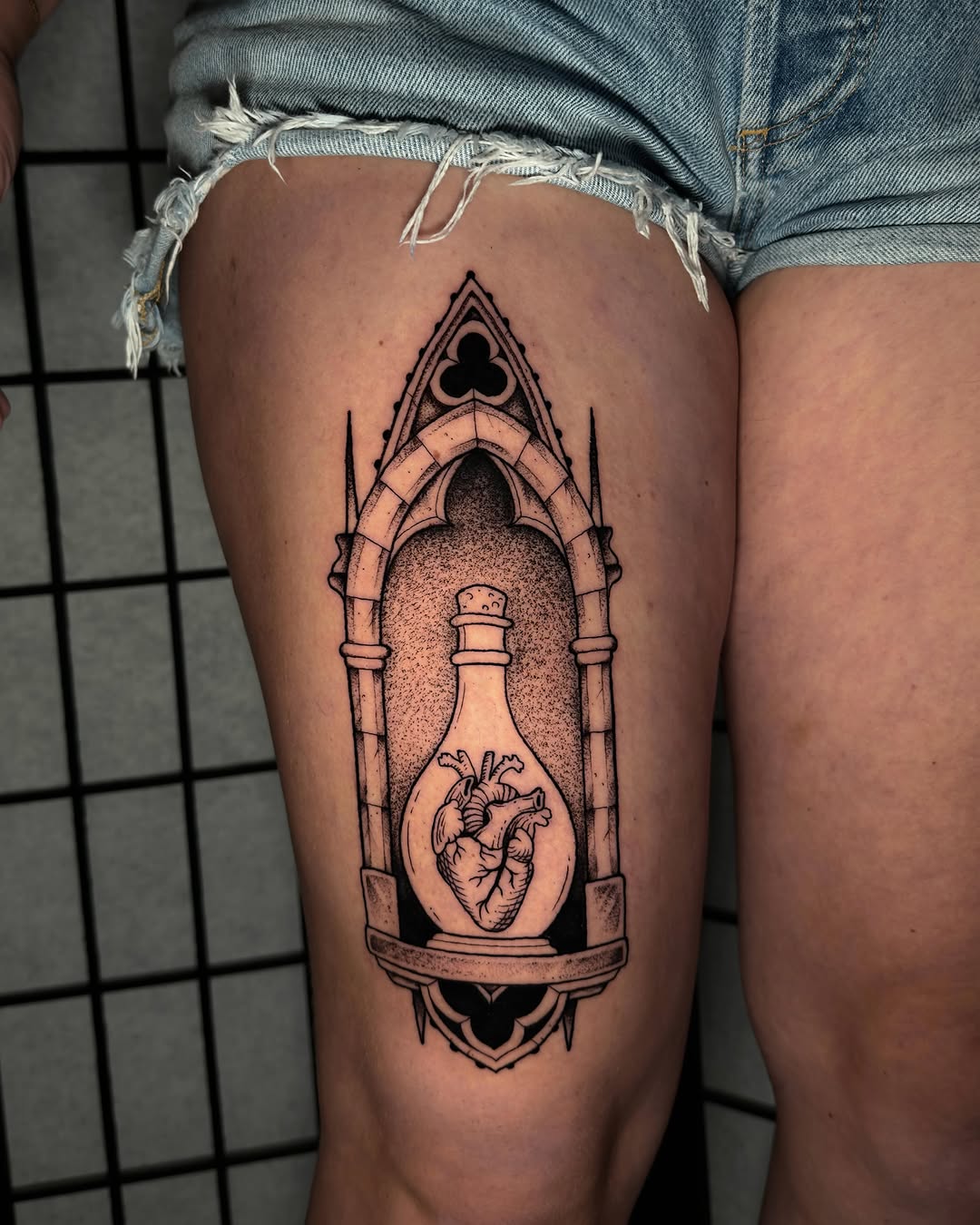 Tattoo by @andrewg.ttt โ illustrative, black_and_grey