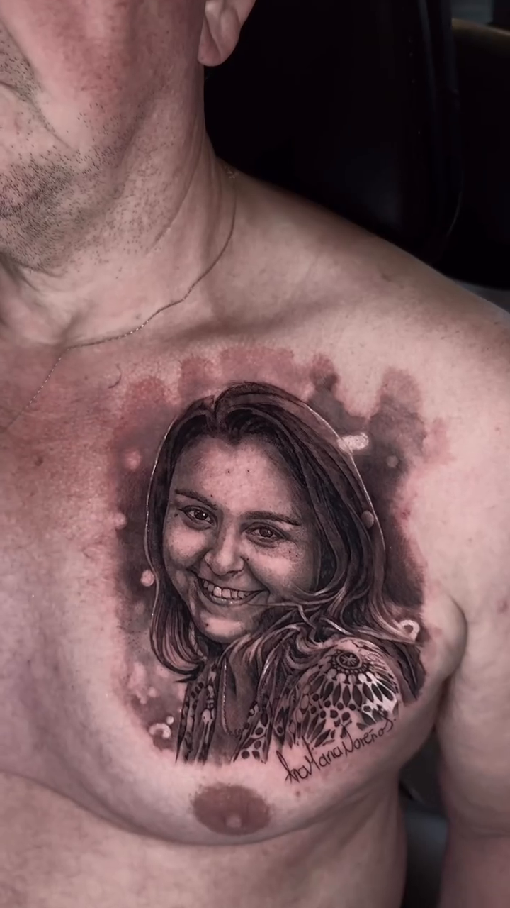 Tattoo by @art.by.saro โ realism, black_and_grey