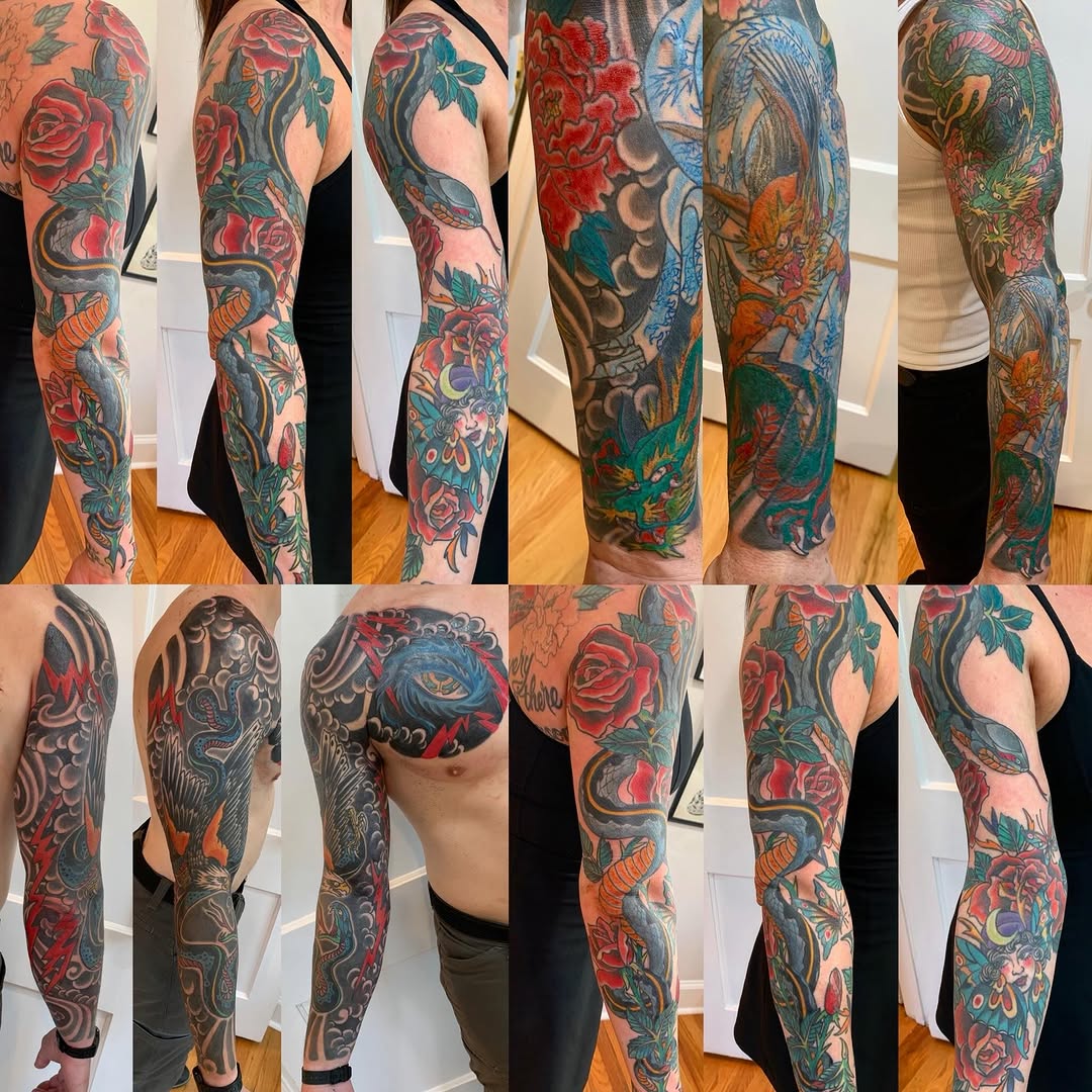 Tattoo by @laurak_musiccitytattoo — japanese_irezumi, illustrative