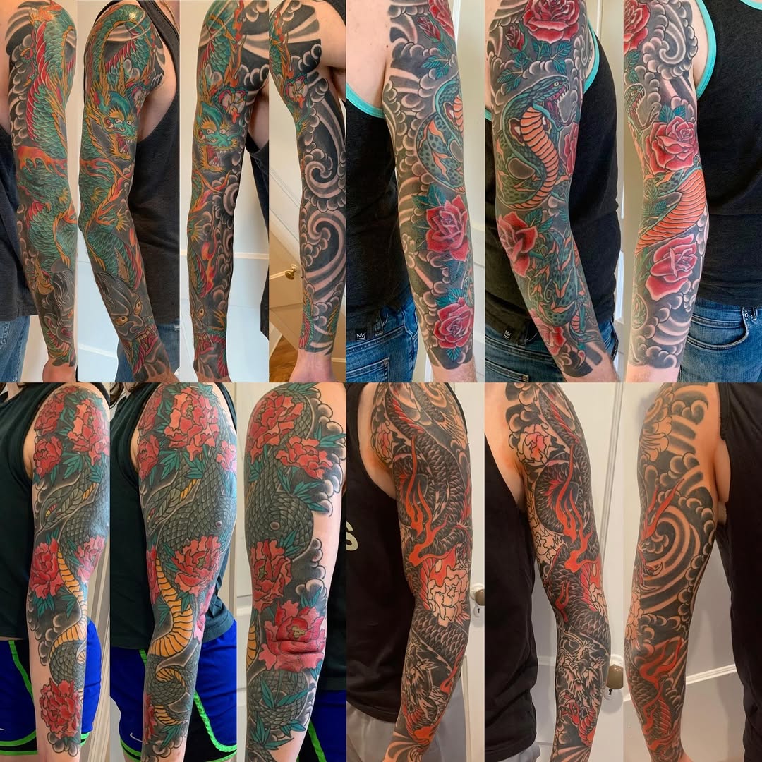 Tattoo by @laurak_musiccitytattoo — japanese_irezumi, illustrative