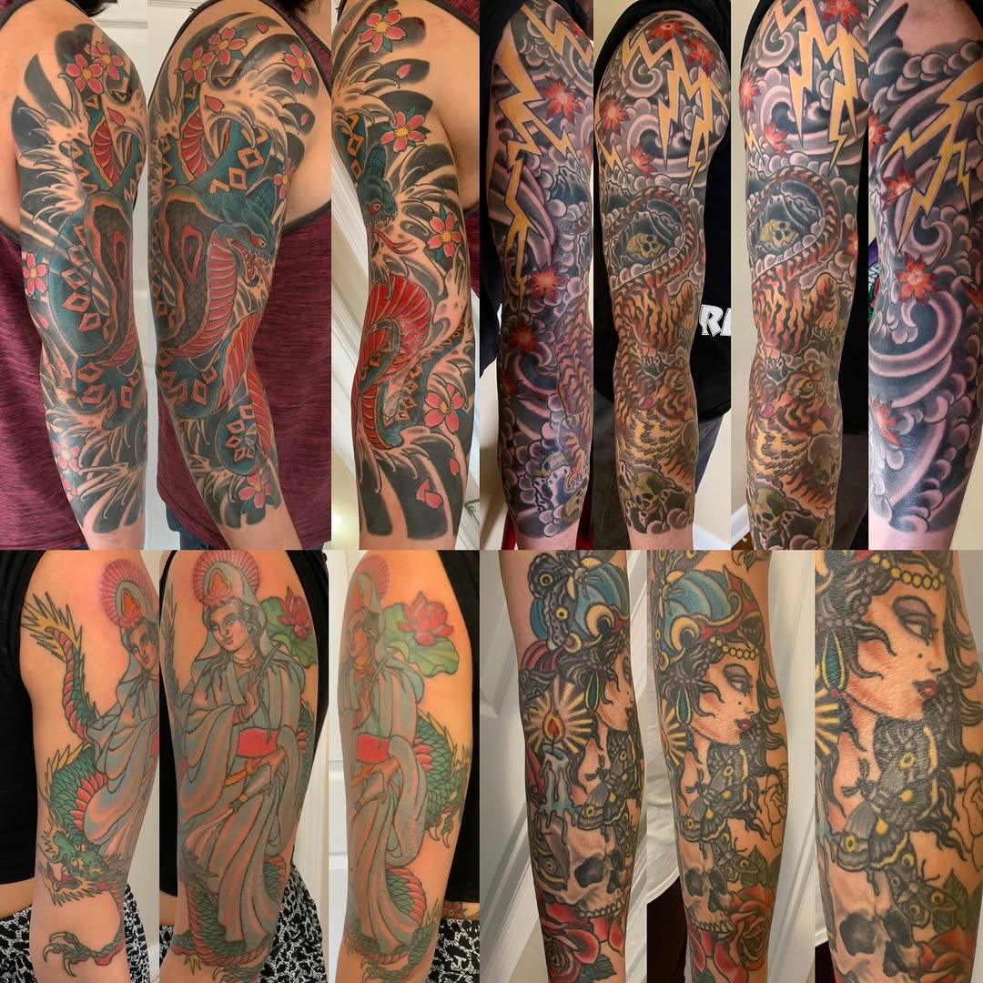 Tattoo by @laurak_musiccitytattoo — japanese_irezumi, illustrative