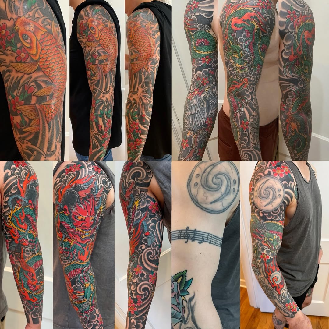Tattoo by @laurak_musiccitytattoo — japanese_irezumi, illustrative